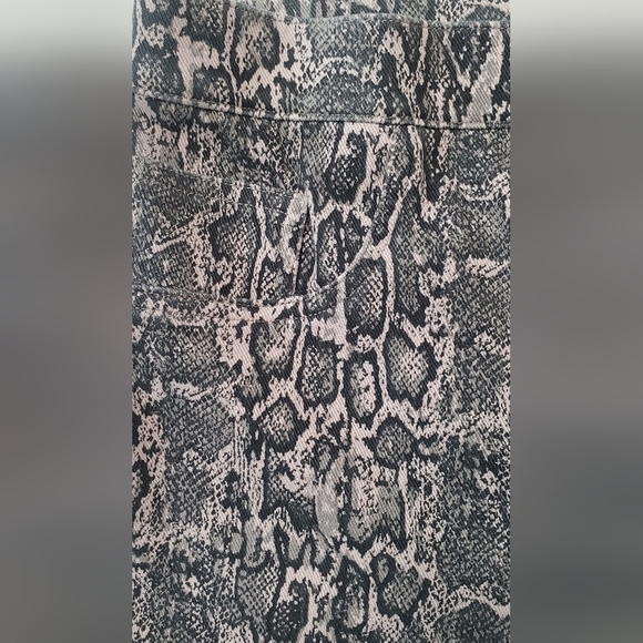 Spanx Ankle Leggings Jegging Taupe Snakeskin Style# 20018R Size Large Snake Skin - Picture 5 of 10